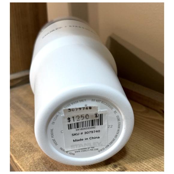 NEW Stanley + Starbucks Taiwan White Stainless Tumbler - Picture 9 of 10